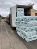 Levering af materialer til loftisolering for et privat hjem.